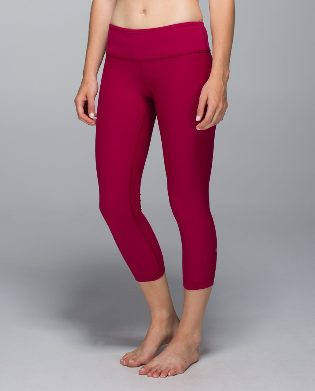 Lululemon Wunder Under Crop II *Full-On Luon - Bumble Berry