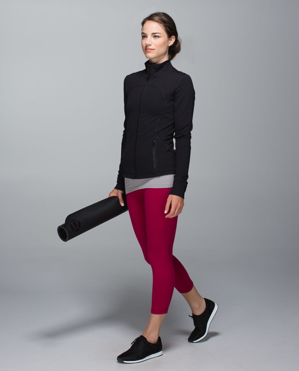 Lululemon Wunder Under Crop II *Full-On Luon - Bumble Berry