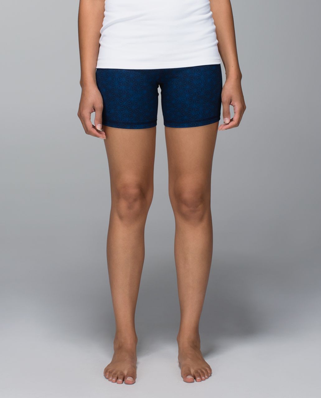 Lululemon Groove Short *Full-On Luon (Regular) - Sashico Star Inkwell Rugged Blue / Sashico Cross Inkwell Rugged Blue