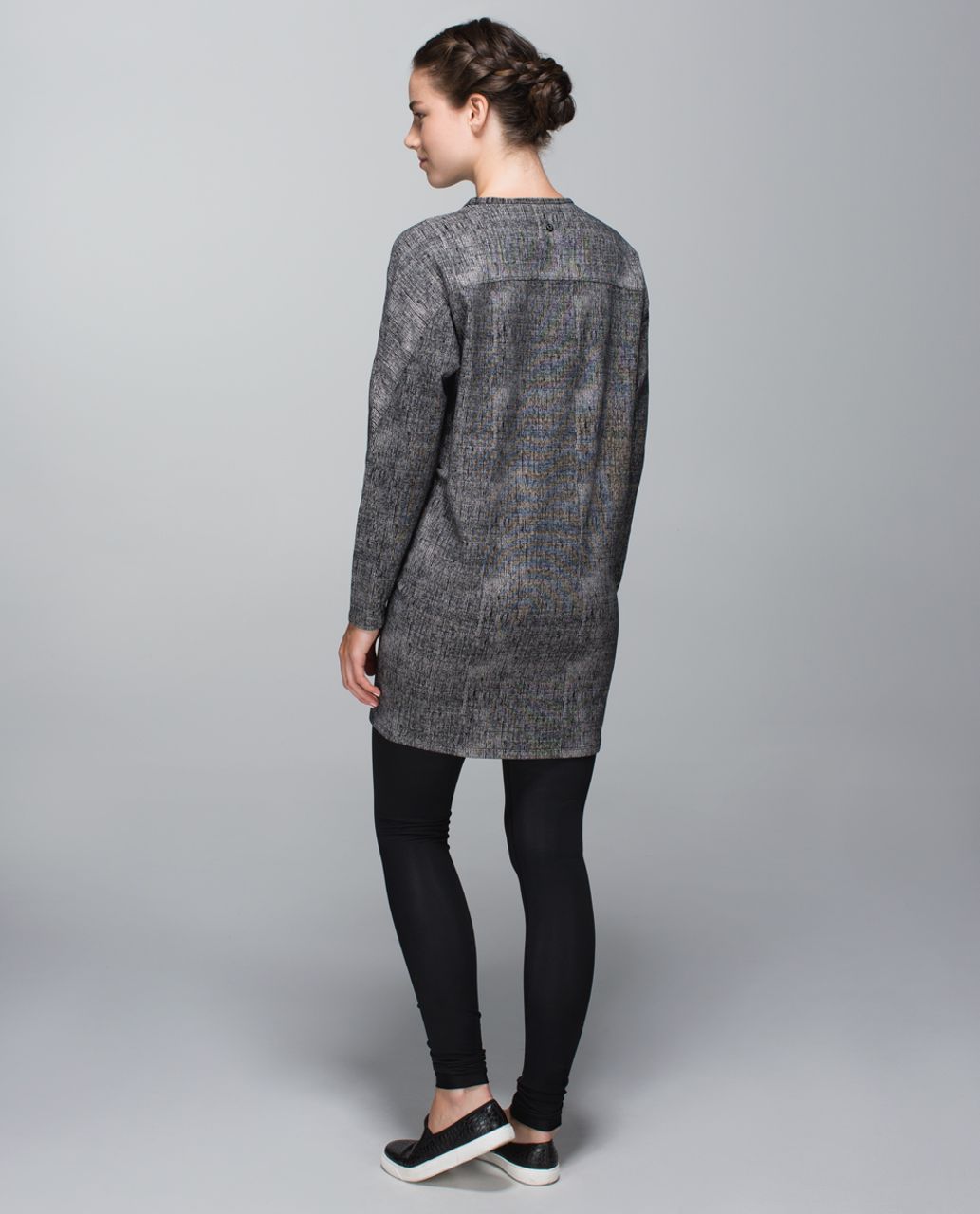 Lululemon Comme To Cozy Dress - Burlap Texture Black Dune