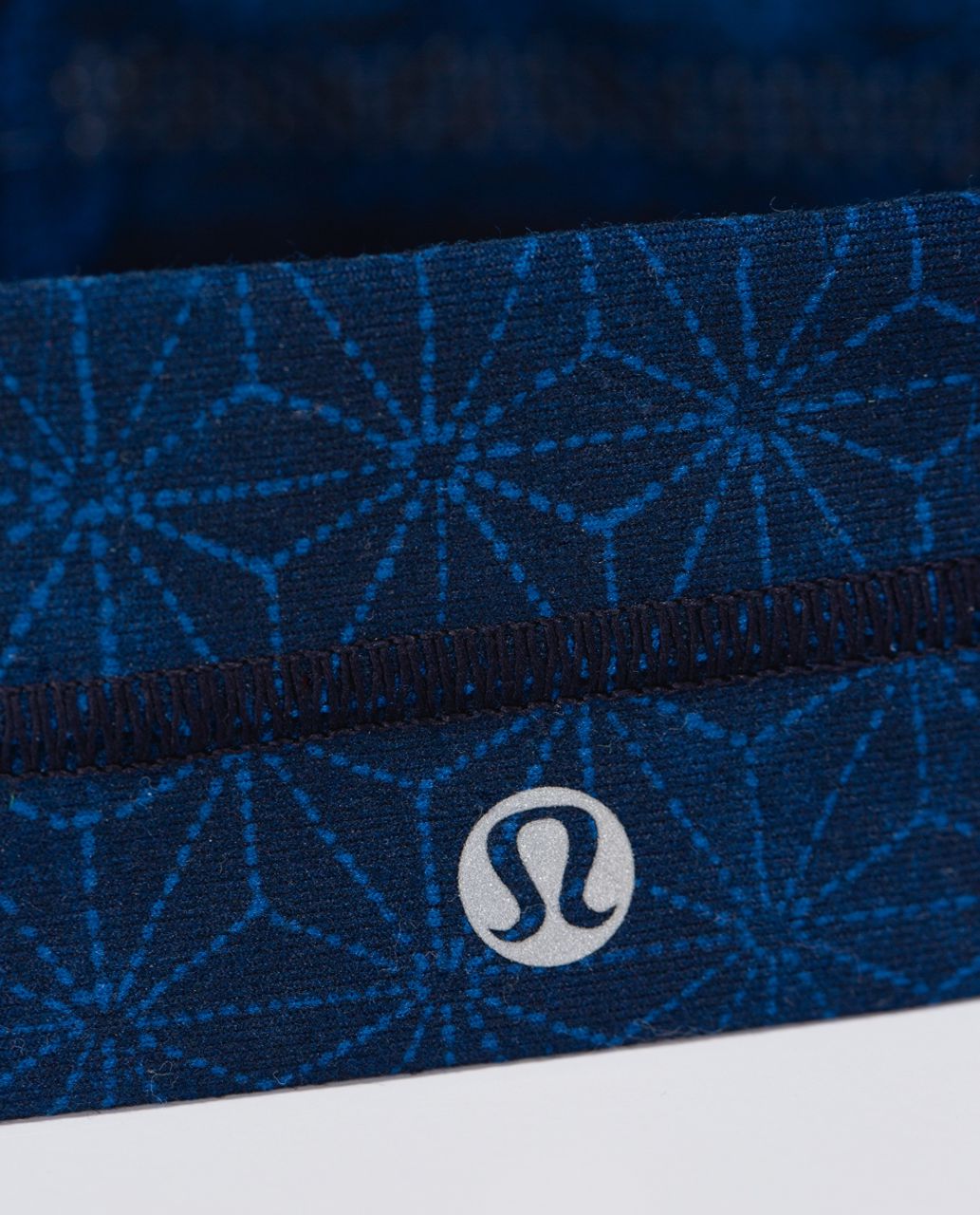 Lululemon Fly Away Tamer Headband - Sashico Star Inkwell Rugged Blue