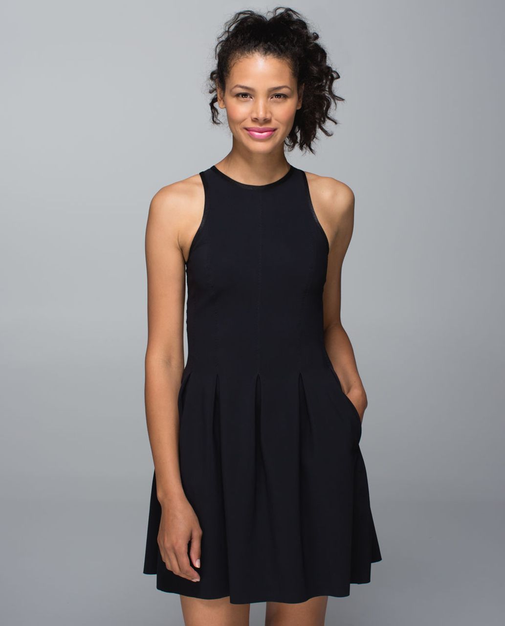 Lululemon Here To There Dress - Black / Black (First Release)