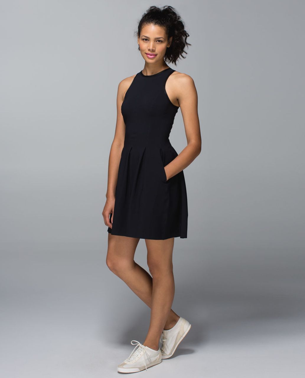 Lululemon Here To There Dress - Black / Black (First Release)