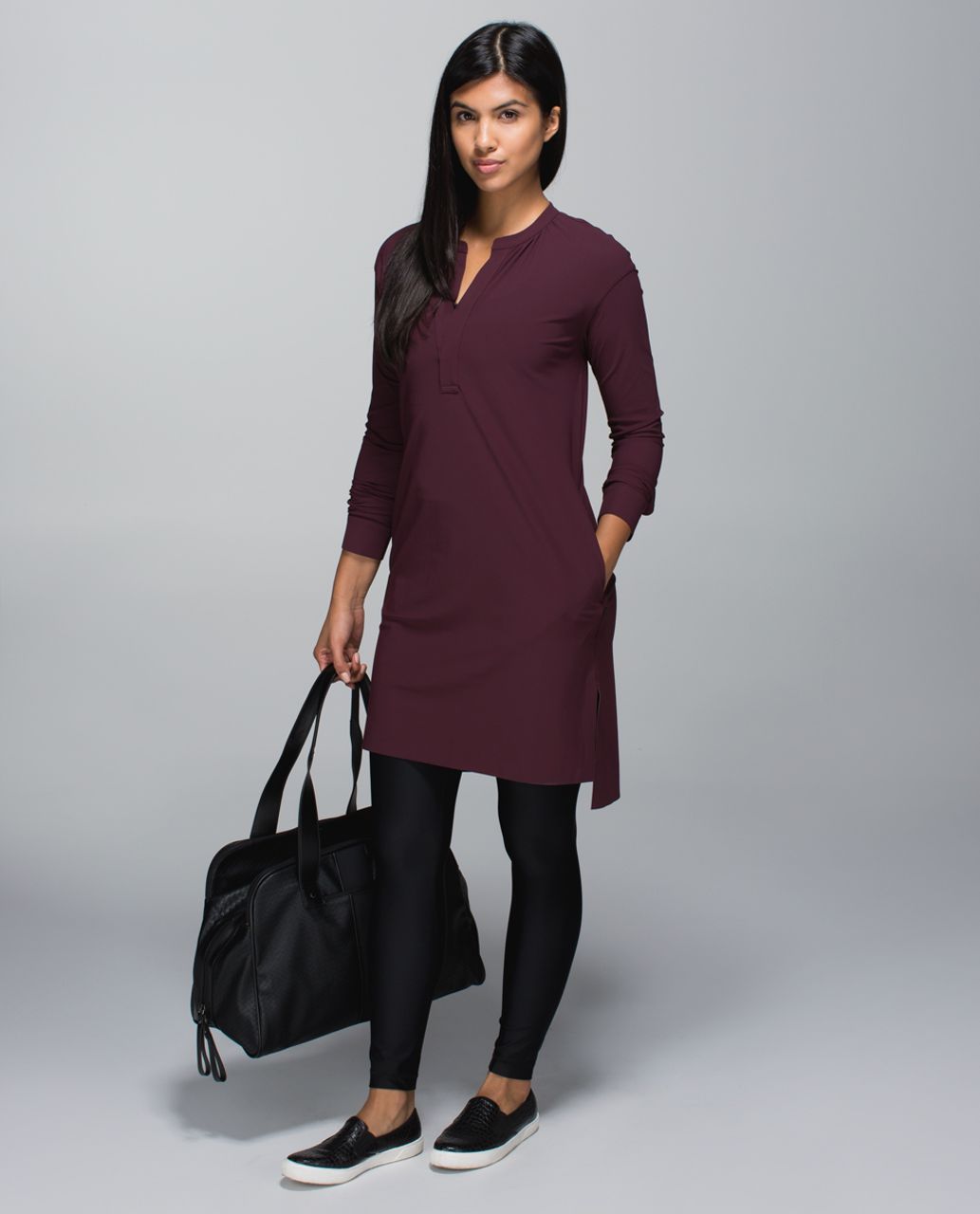 Lululemon Effortless Dress - Bordeaux 