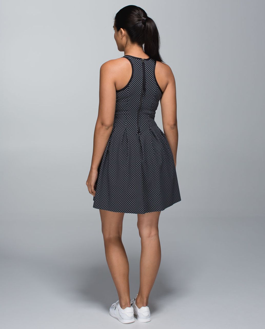 Lululemon Here To There Dress - Biggy Dot Printed Black Ghost / Black