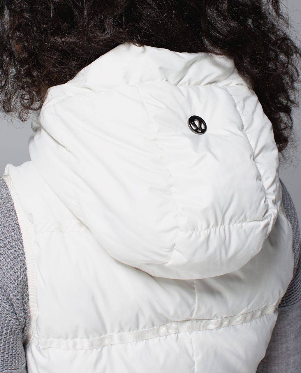 Lululemon Chilly Chill Puffy Vest - Ghost / Inky Floral Black Ghost