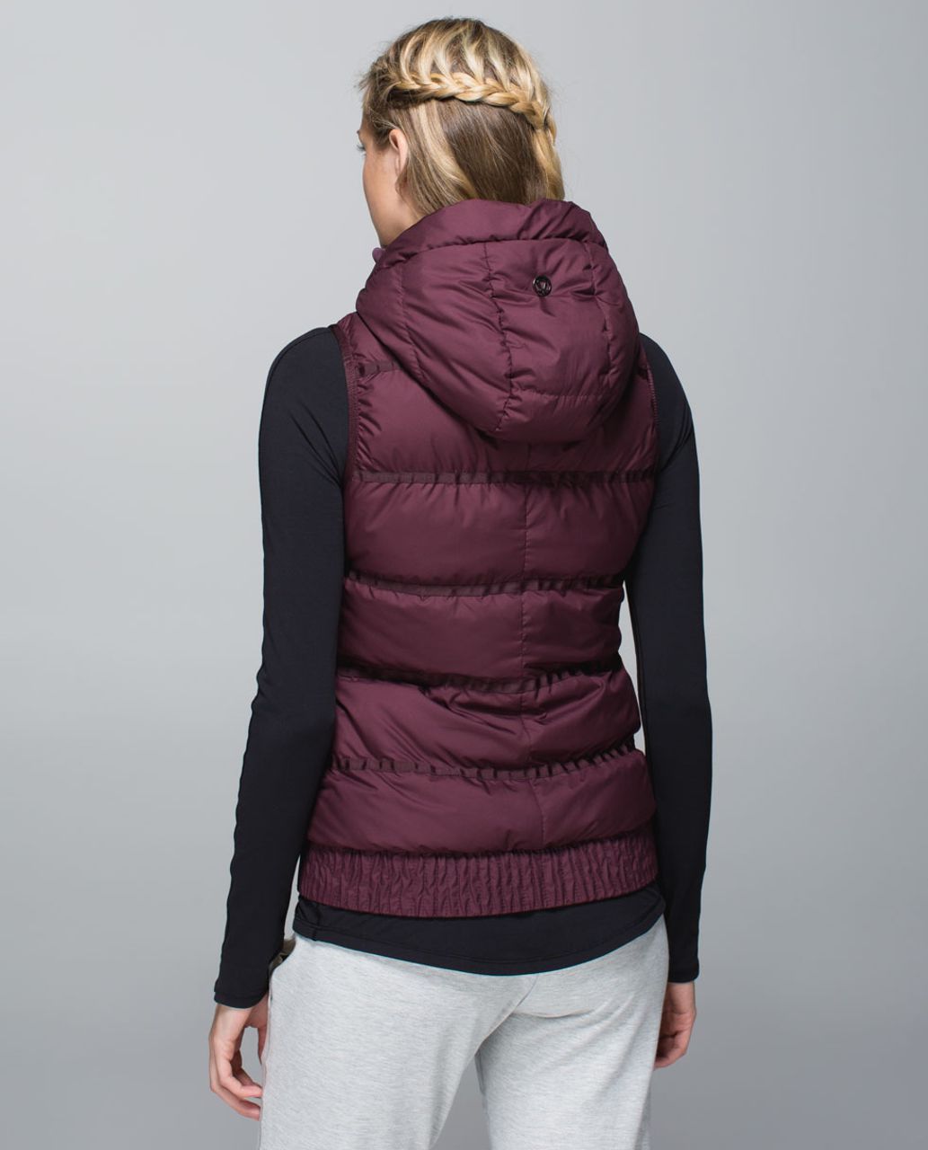 Lululemon Chilly Chill Puffy Vest - Bordeaux Drama / Gradient Dot Embossed Bordeaux Drama Rust Berry