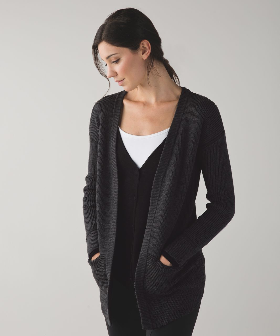 Lululemon Vestigan - Heathered Black /  Black