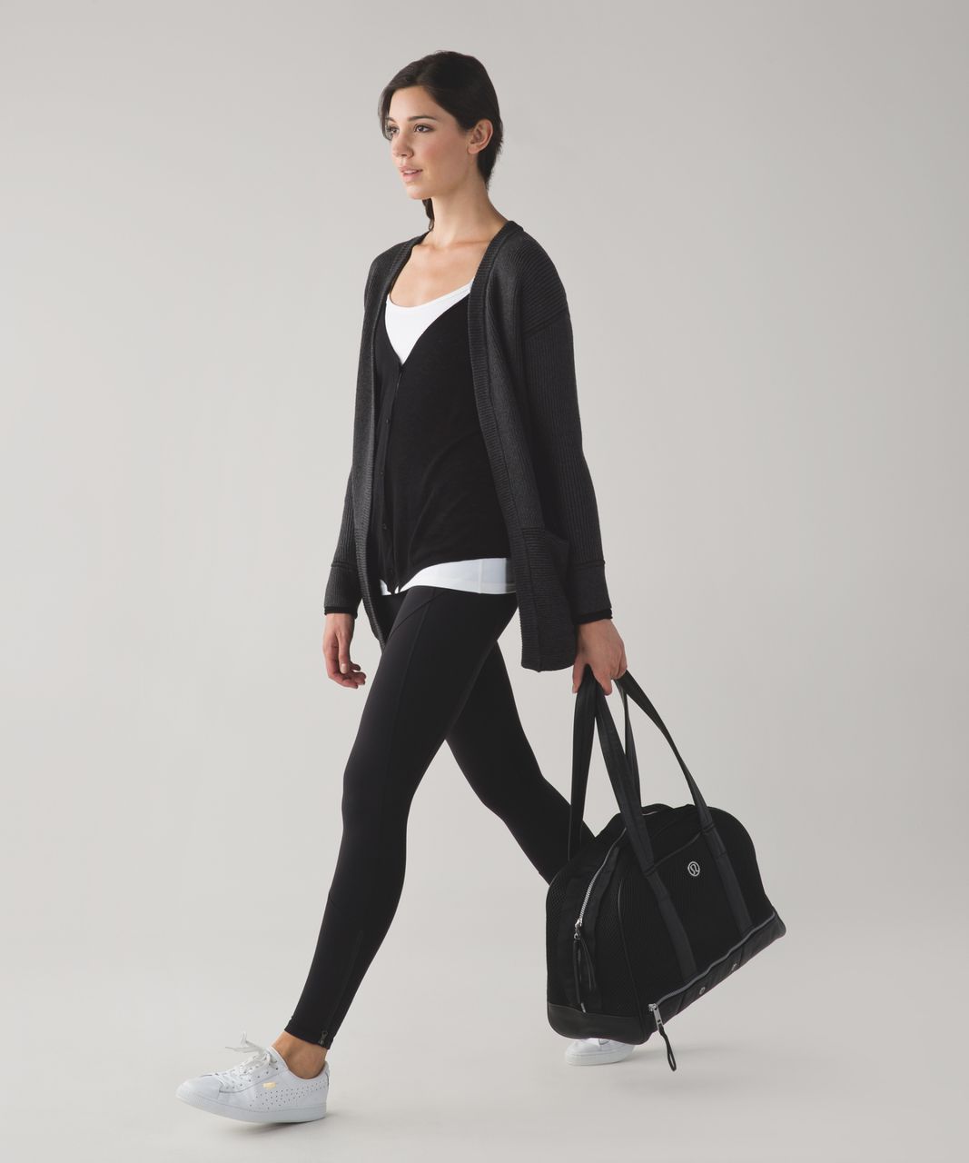 Lululemon Vestigan - Heathered Black /  Black