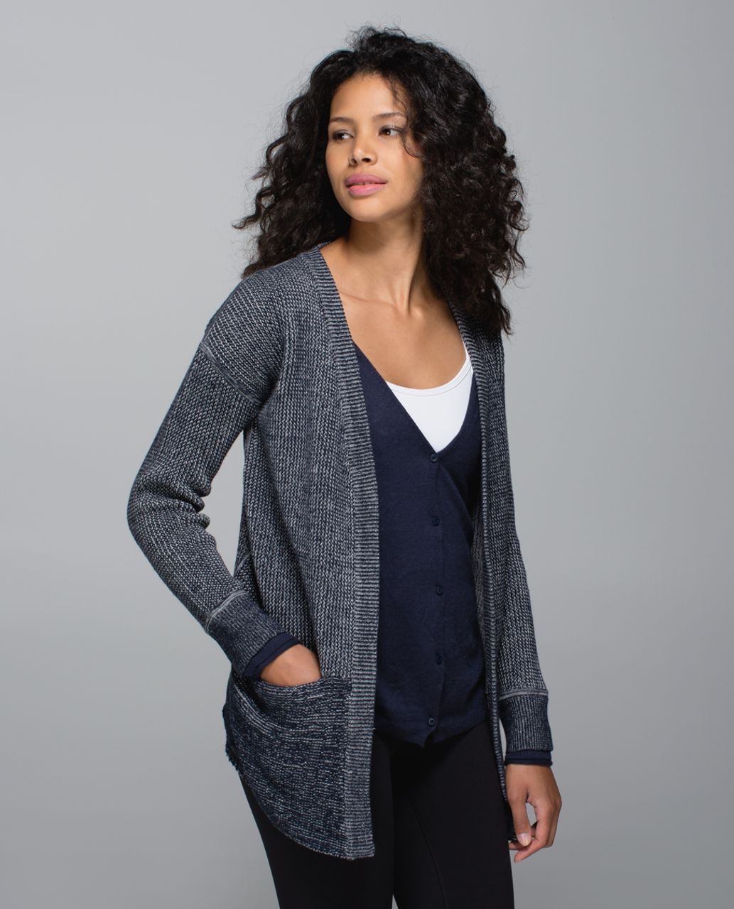 Lululemon Vestigan - Heathered Inkwell / Heathered Medium Grey / Inkwell