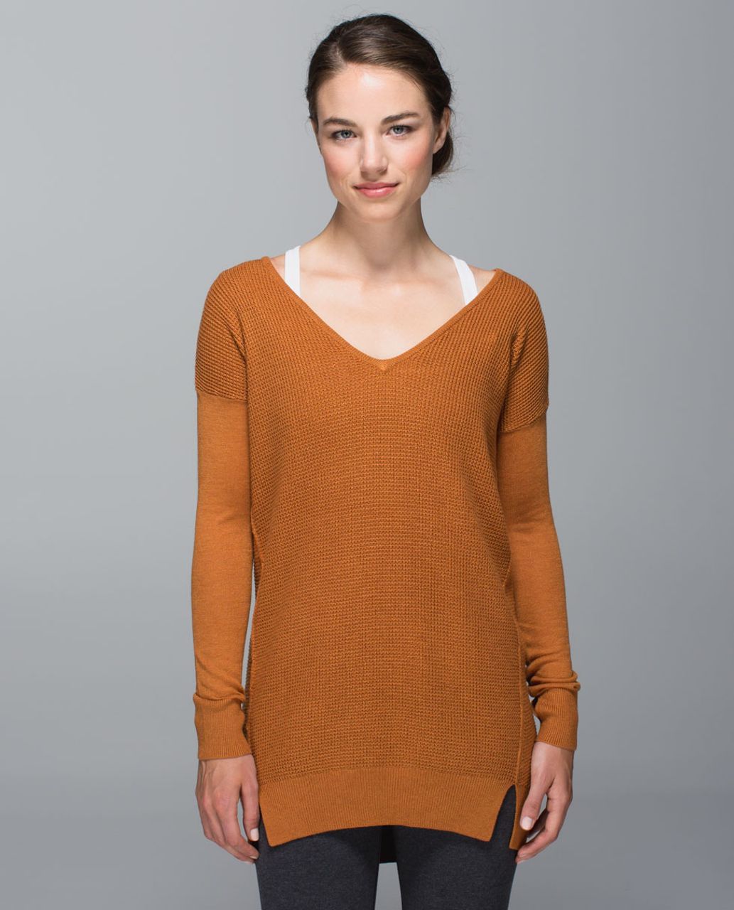 Lululemon The Sweater Life - Heathered Spicy Pumpkin