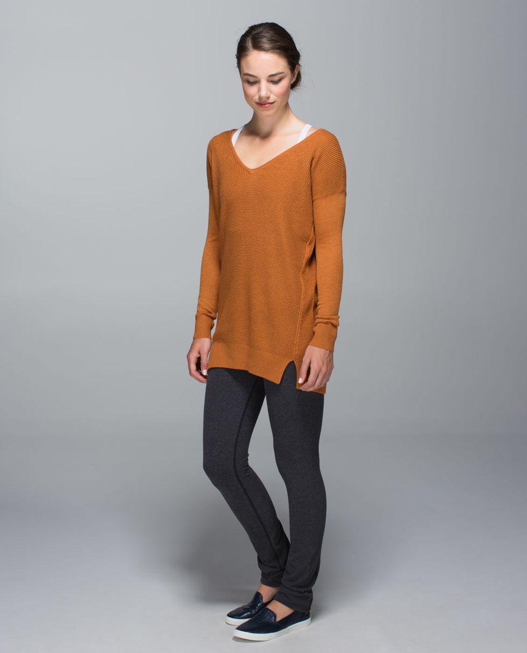 Lululemon The Sweater Life - Heathered Spicy Pumpkin