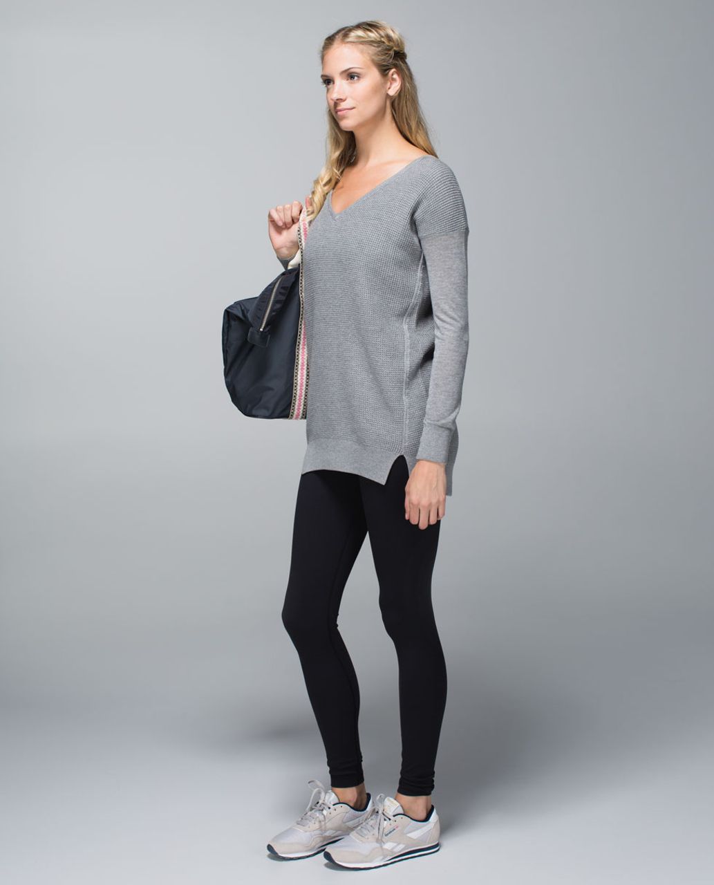 Lululemon Women's Size 8 Gray Solid Sweater - ShopperBoard