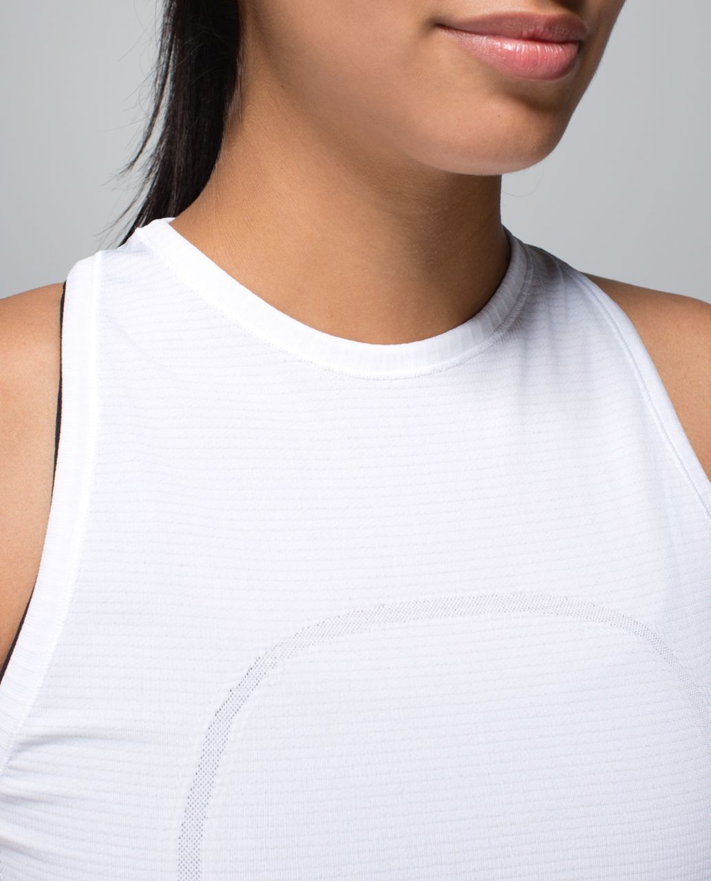 Lululemon Run:  Swiftly Tech Tank - Heathered White