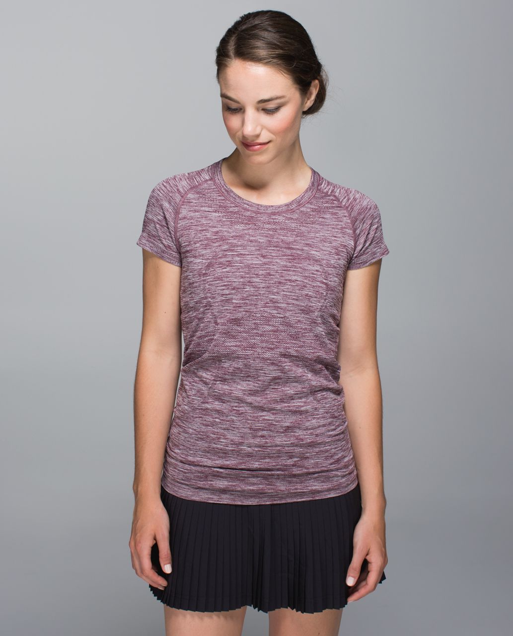 Lululemon Swiftly Tech Short Sleeve Scoop - Heathered Harbor Blue