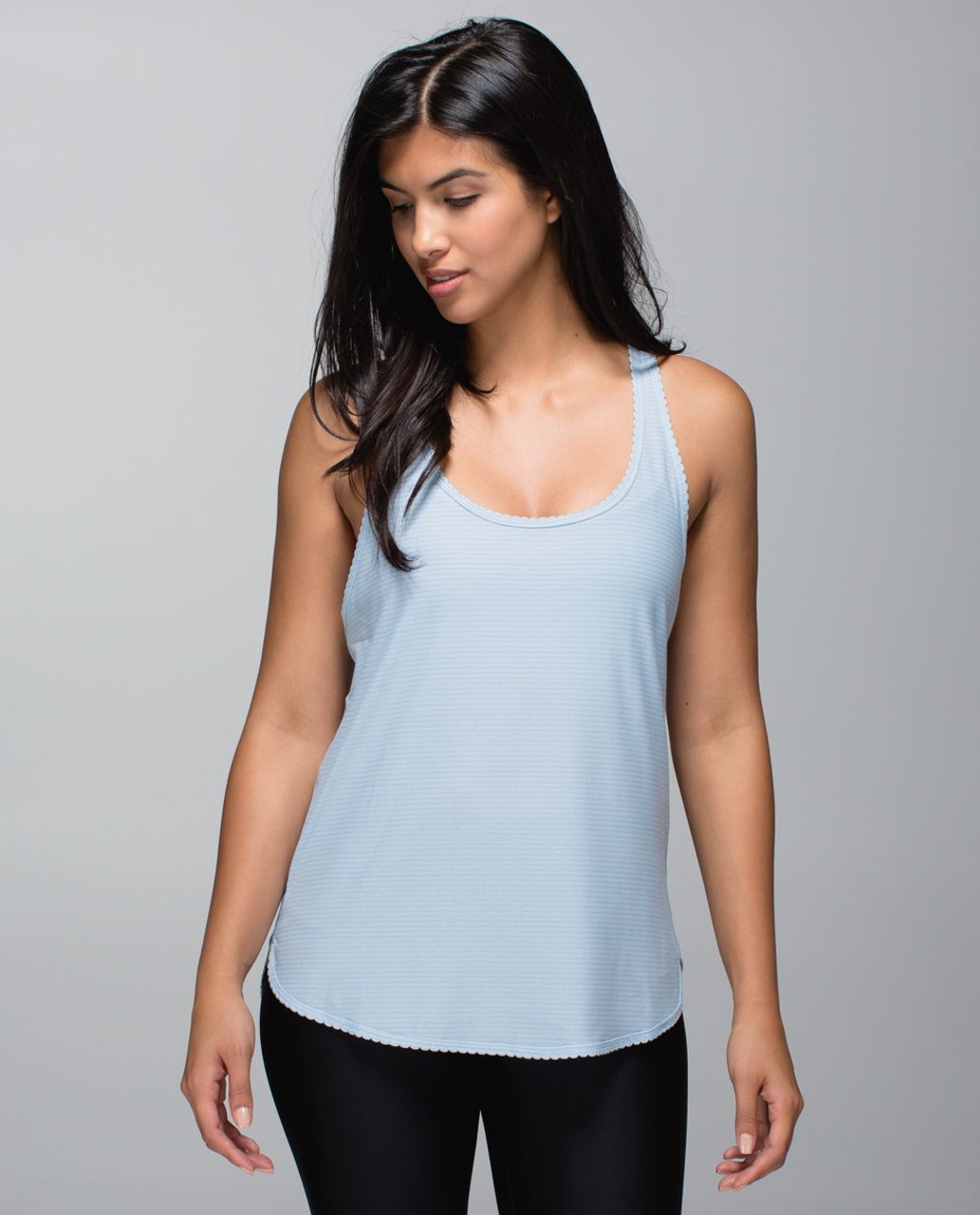 Lululemon 105 F Singlet - Heathered Blue Calm