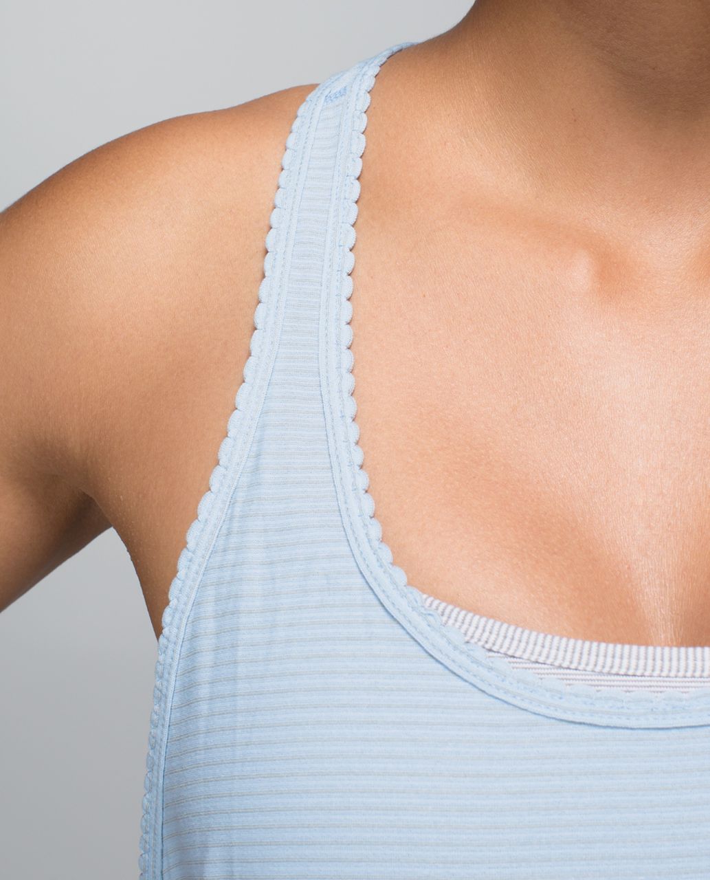 Lululemon 105 F Singlet - Heathered Blue Calm