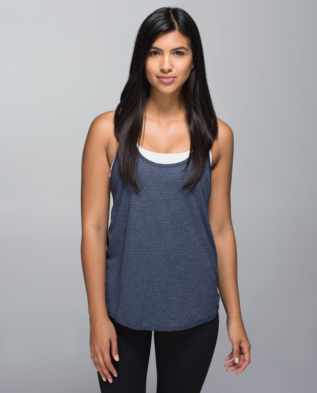 Lululemon 105 F Singlet - Heathered Inkwell