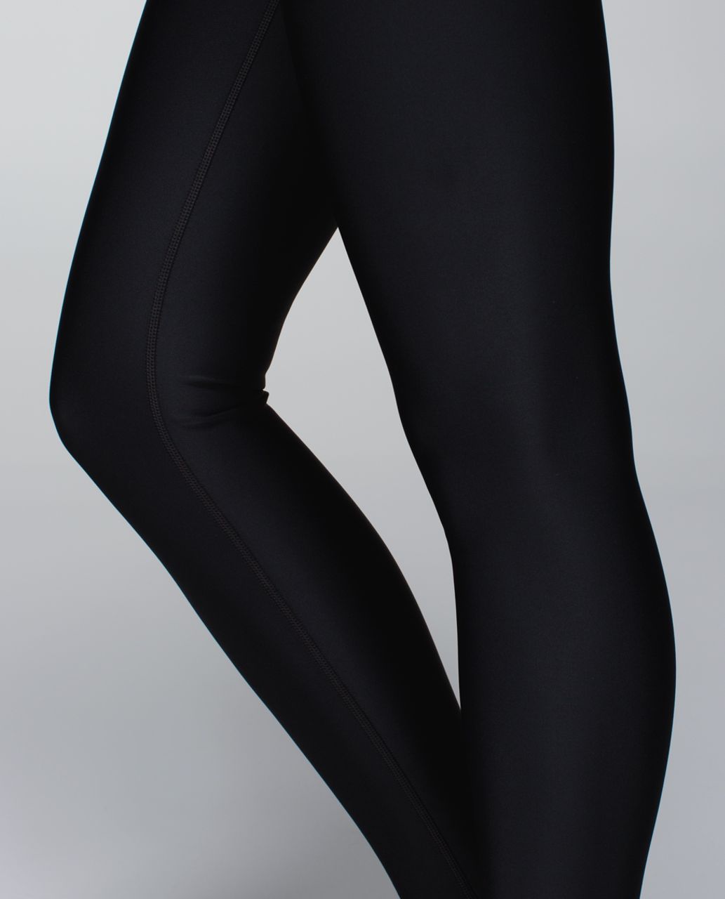 Rolldown 7/8 Leggings - Final Sale - Butter Fuchsia Accent on Supplex Black  - XS