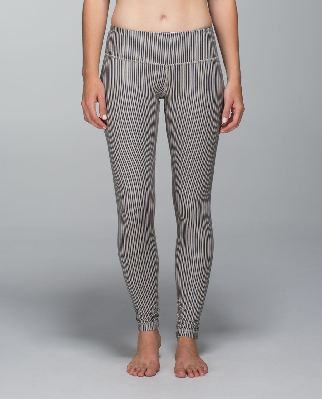 Lululemon Wunder Under Pant (Print) - Pine Stripe Inkwell Mojave Tan / White / Inky Floral Ghost Inkwell Bumble Berry