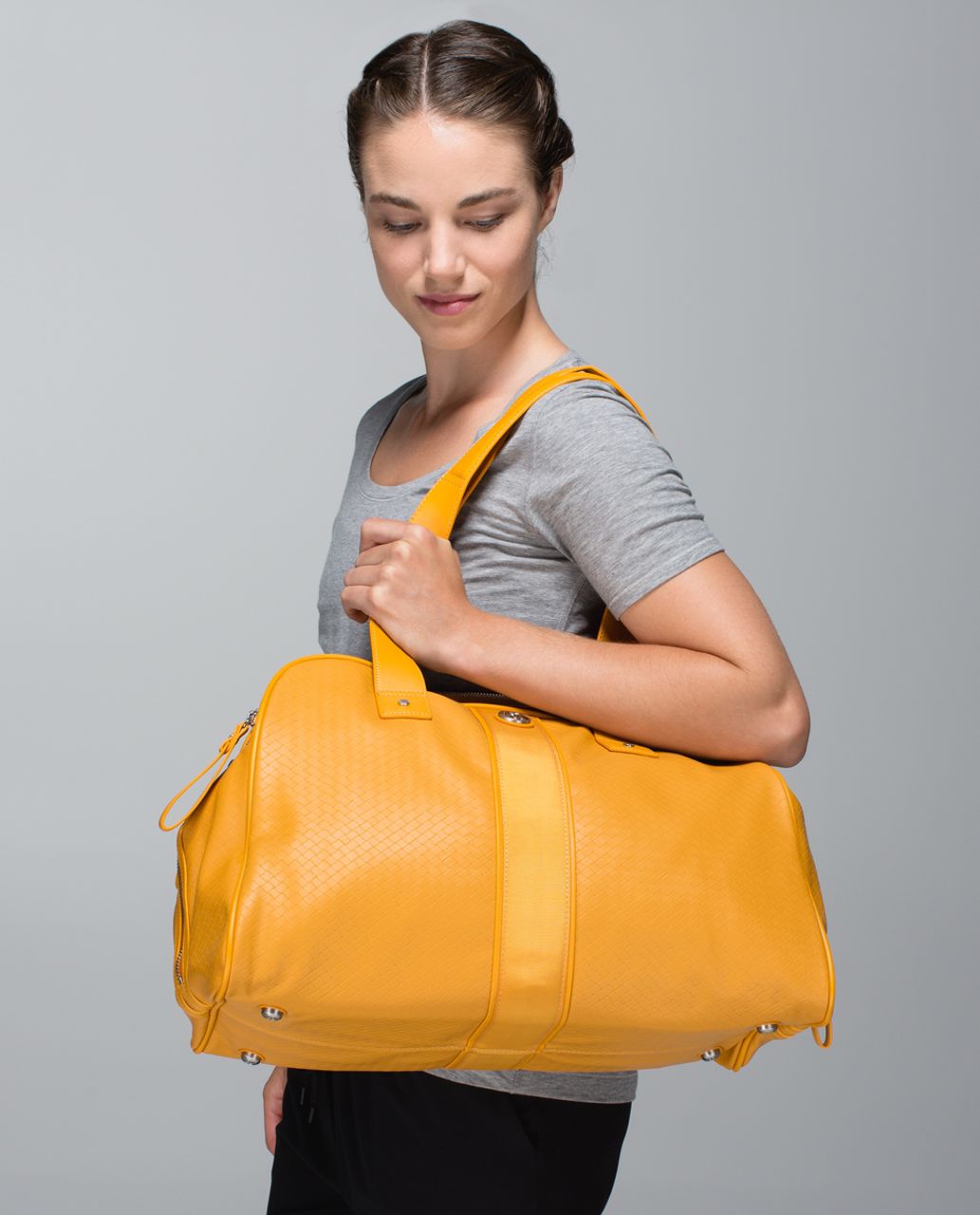 Over The Shoulder Yoga Bag - Wanderlust Gold