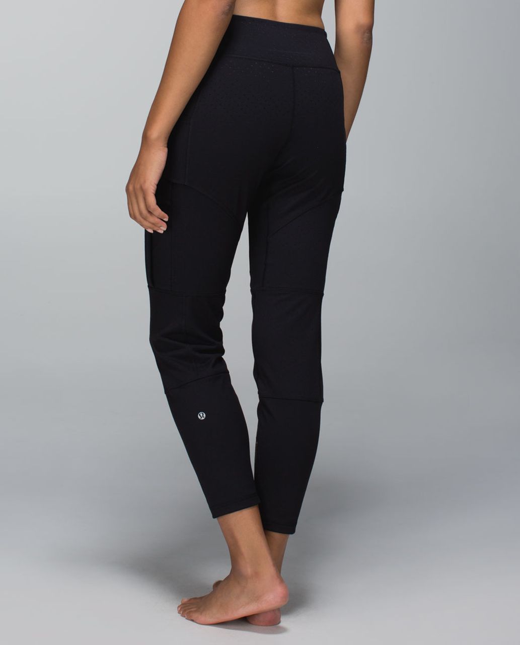 Lululemon Om & Roam Untight Tight - Shine Dot Black / Black - lulu fanatics