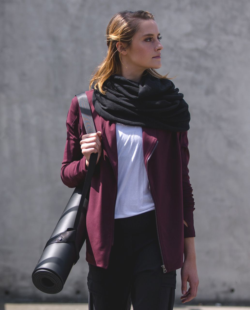 Lululemon Bhakti Yoga Jacket - Bordeaux Drama