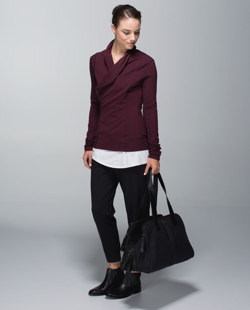 Lululemon Bhakti Yoga Jacket - Bordeaux Drama