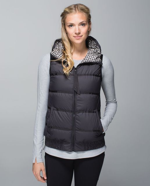 Lululemon Chilly Chill Puffy Vest - Inkwell / Exploded Sashico Star ...