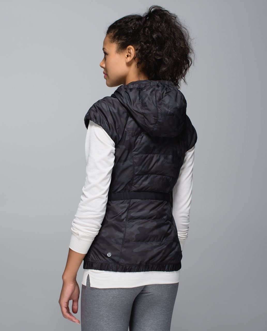 Lululemon Spring Fling Puffy Vest - Lotus Camo Black