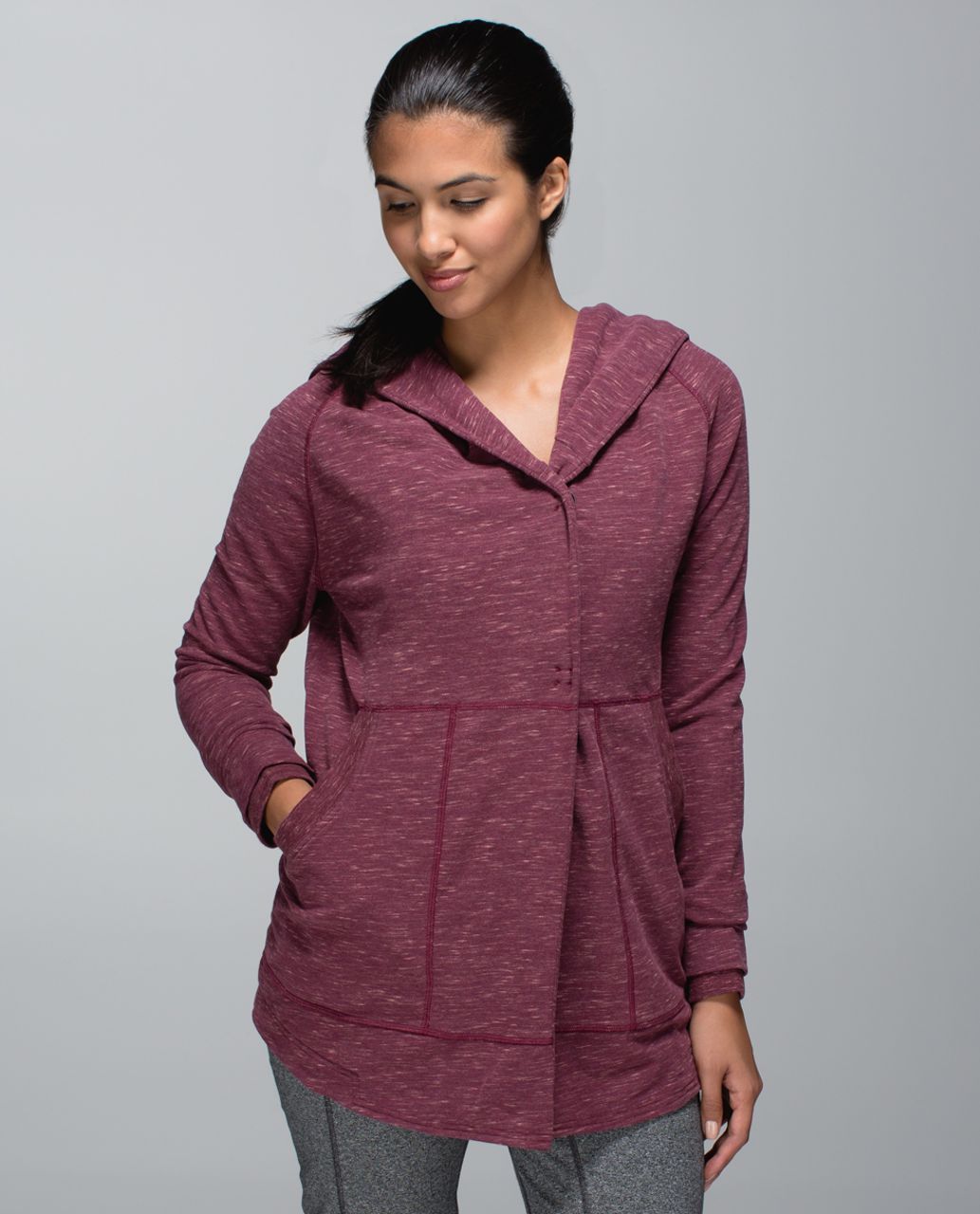 Lululemon Find Your Centre Wrap - Heathered Marled Rust Berry