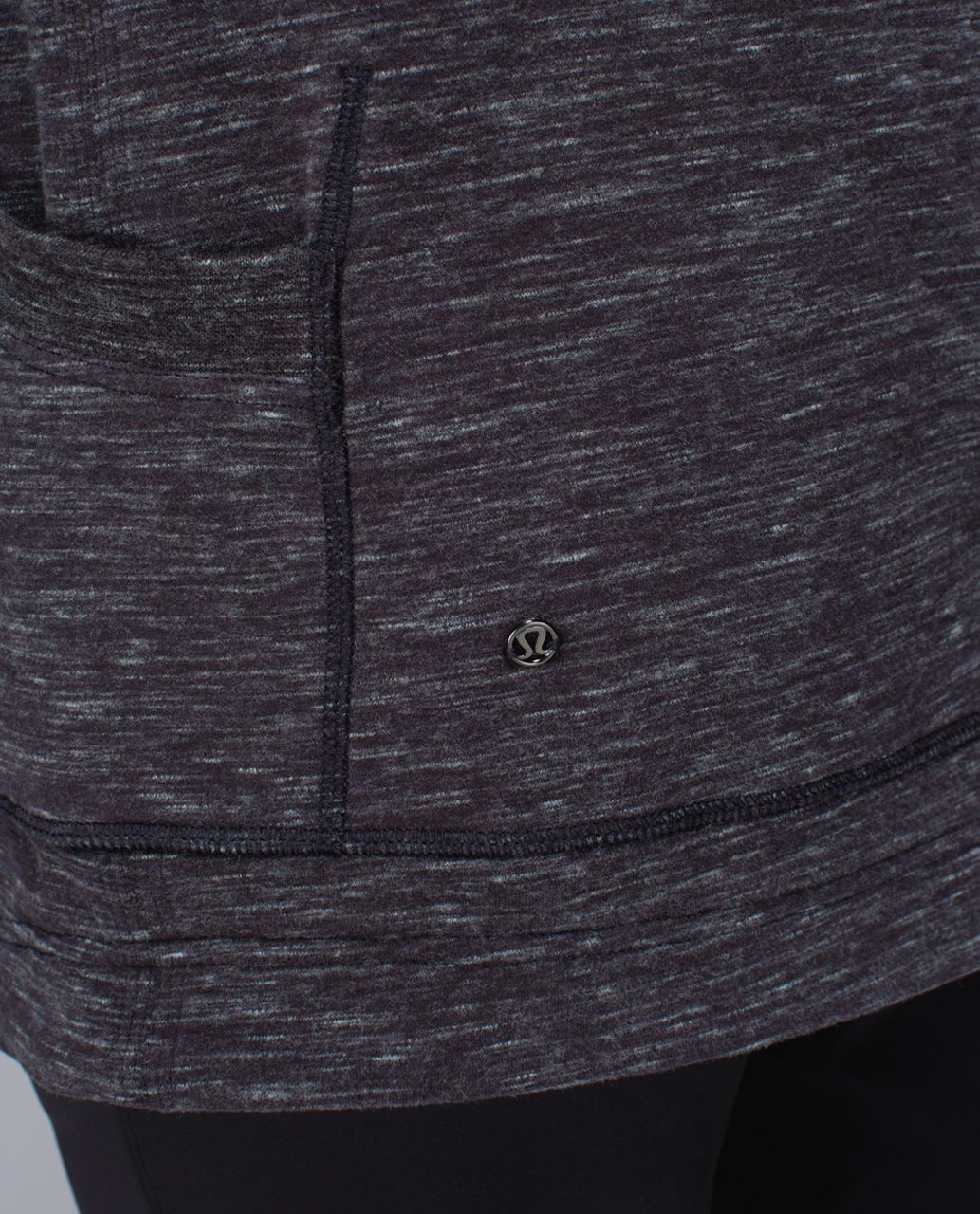 Lululemon Find Your Centre Wrap - Heathered Marled Black / Black