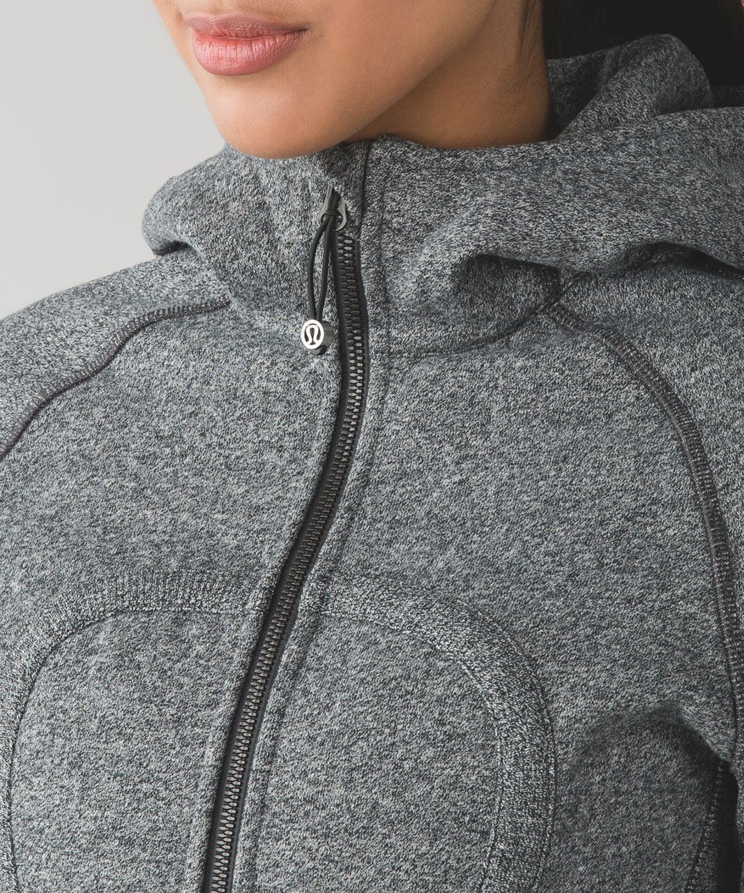 Lululemon Scuba Hoodie II - Heathered Dark Grey / Black