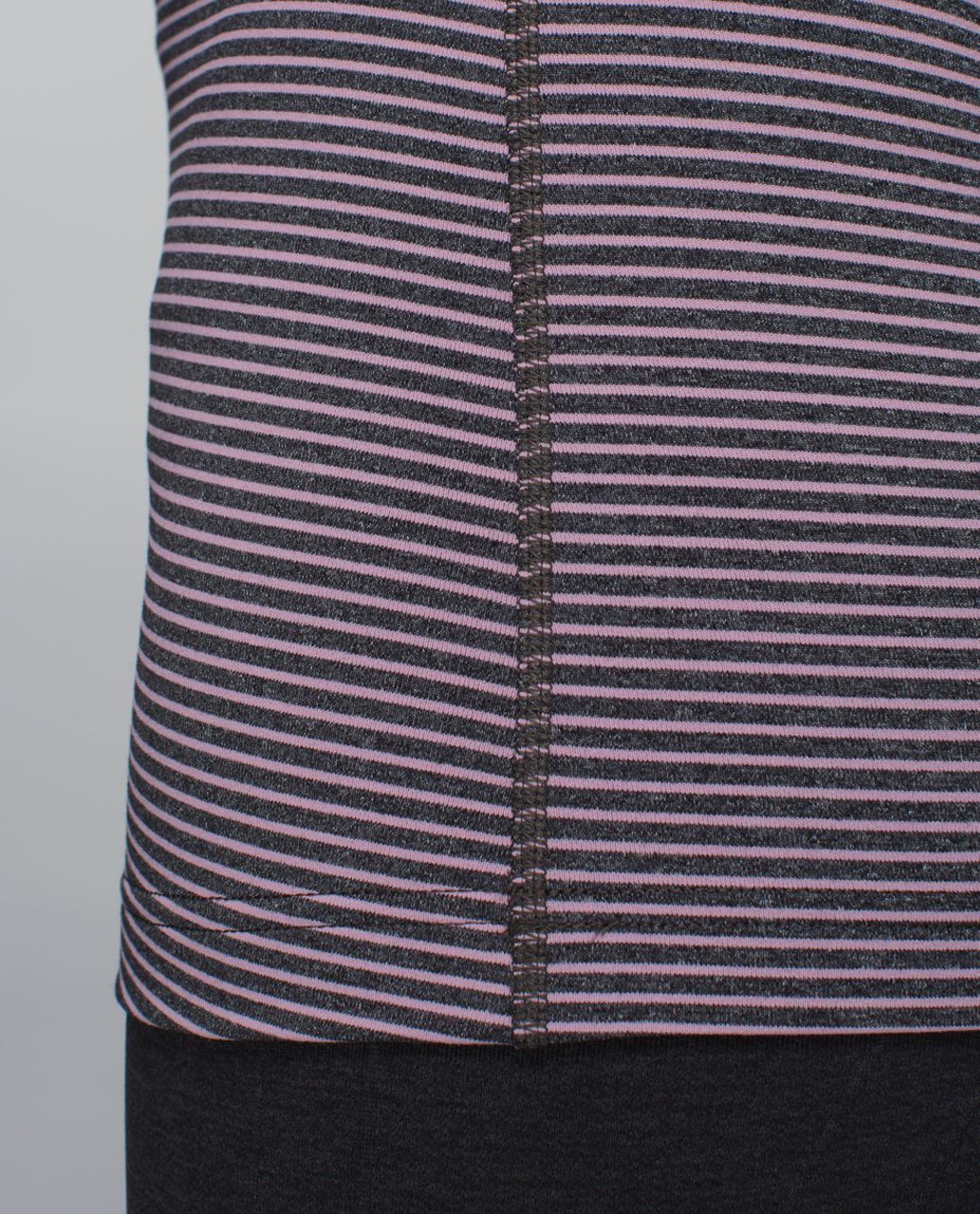 Lululemon Cool Racerback - Hyper Stripe Mauvelous Heathered Black