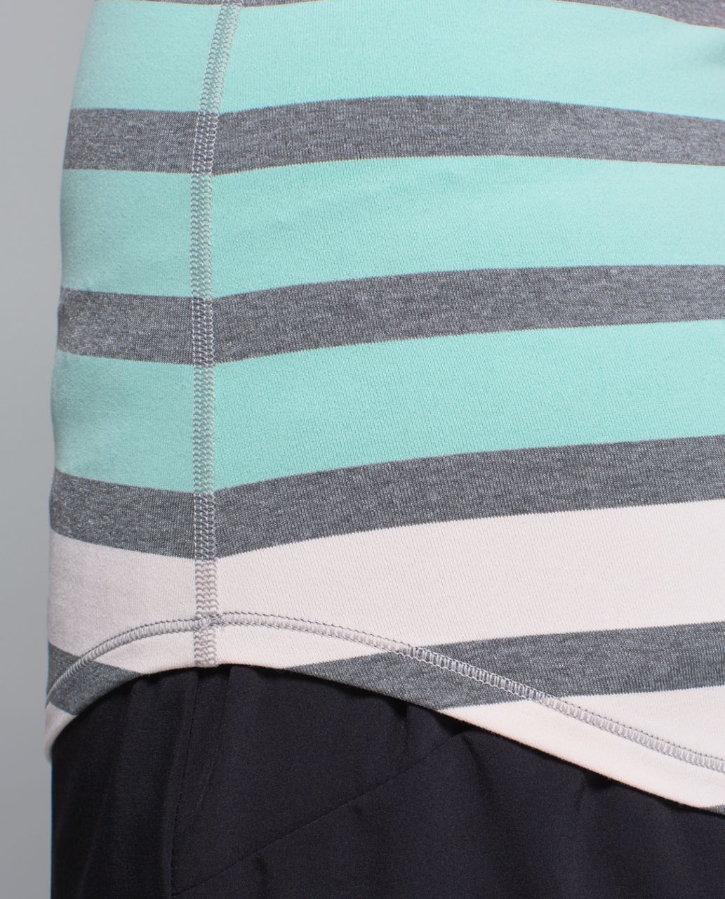 Lululemon Refresh Racer Tank - Triplet Twin Stripe Toothpaste Heathered Slate