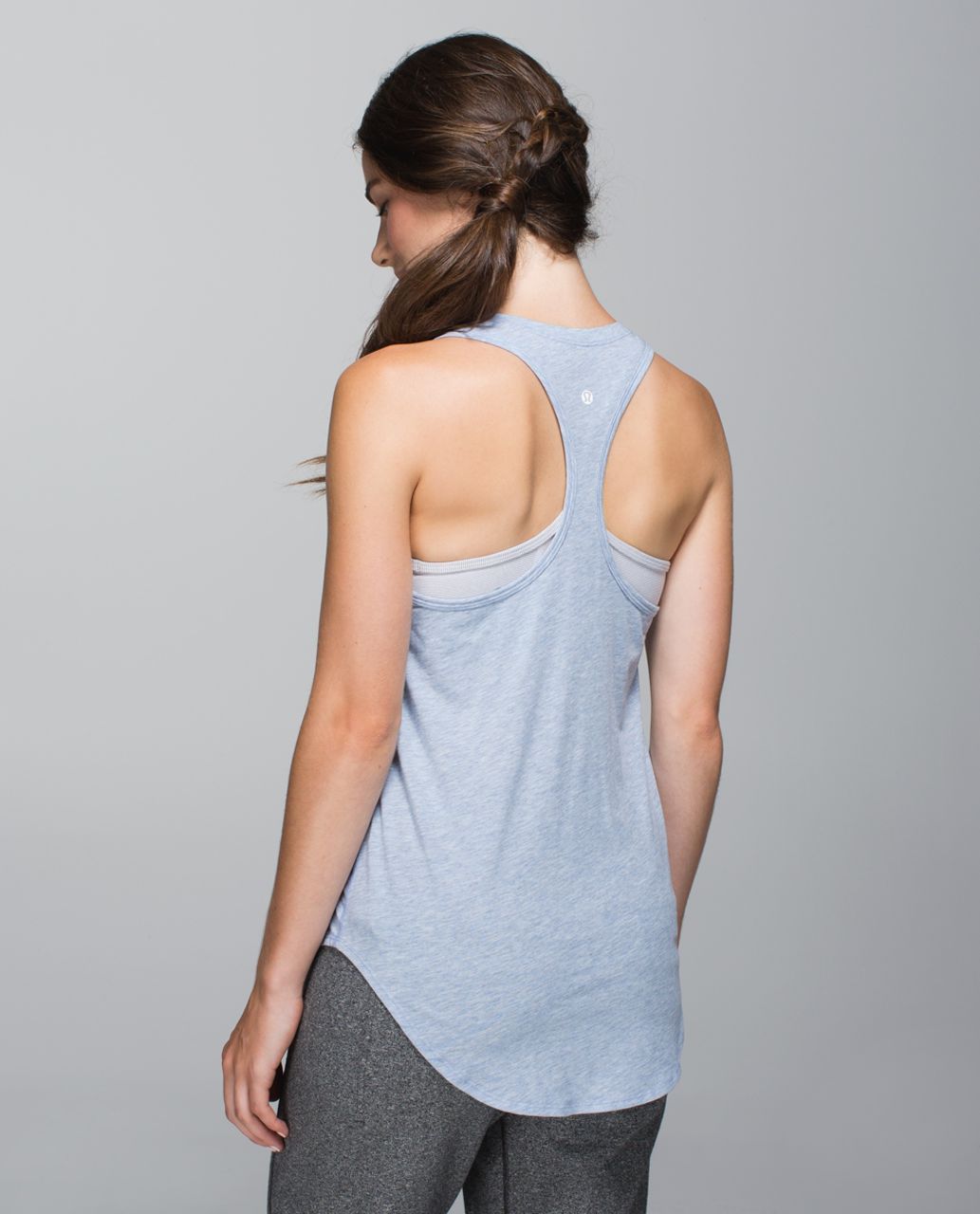 Lululemon Yogi Racer Tank - Heathered Lullaby