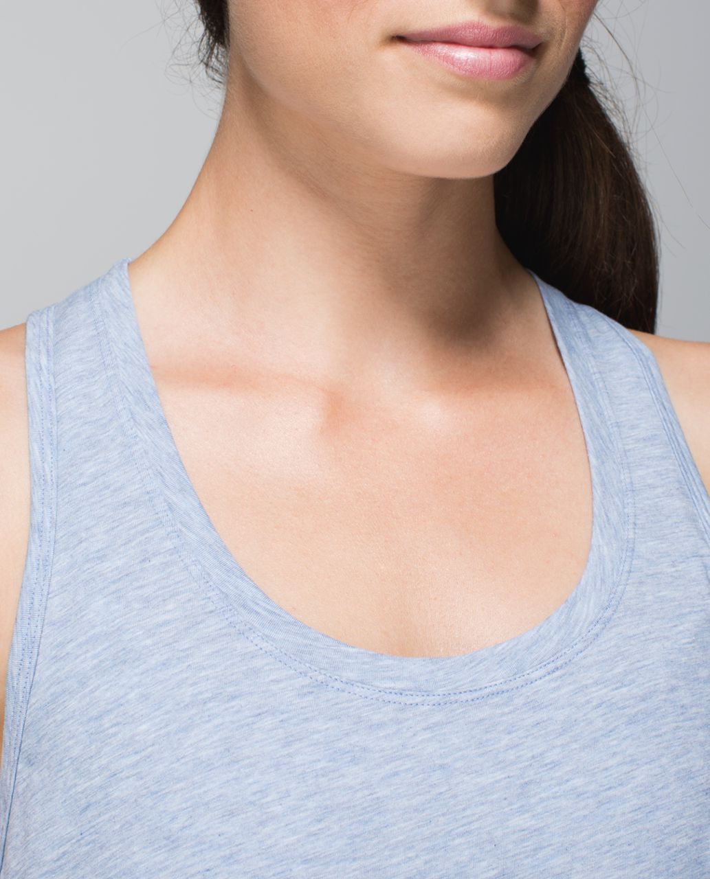 Lululemon Yogi Racer Tank - Heathered Lullaby