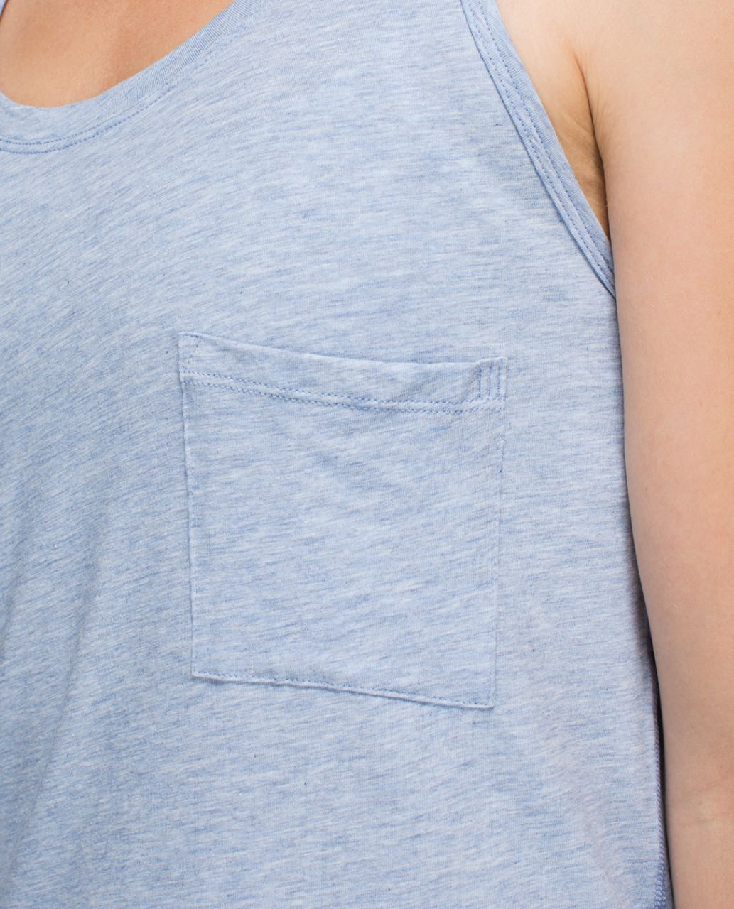 Lululemon Yogi Racer Tank - Heathered Lullaby