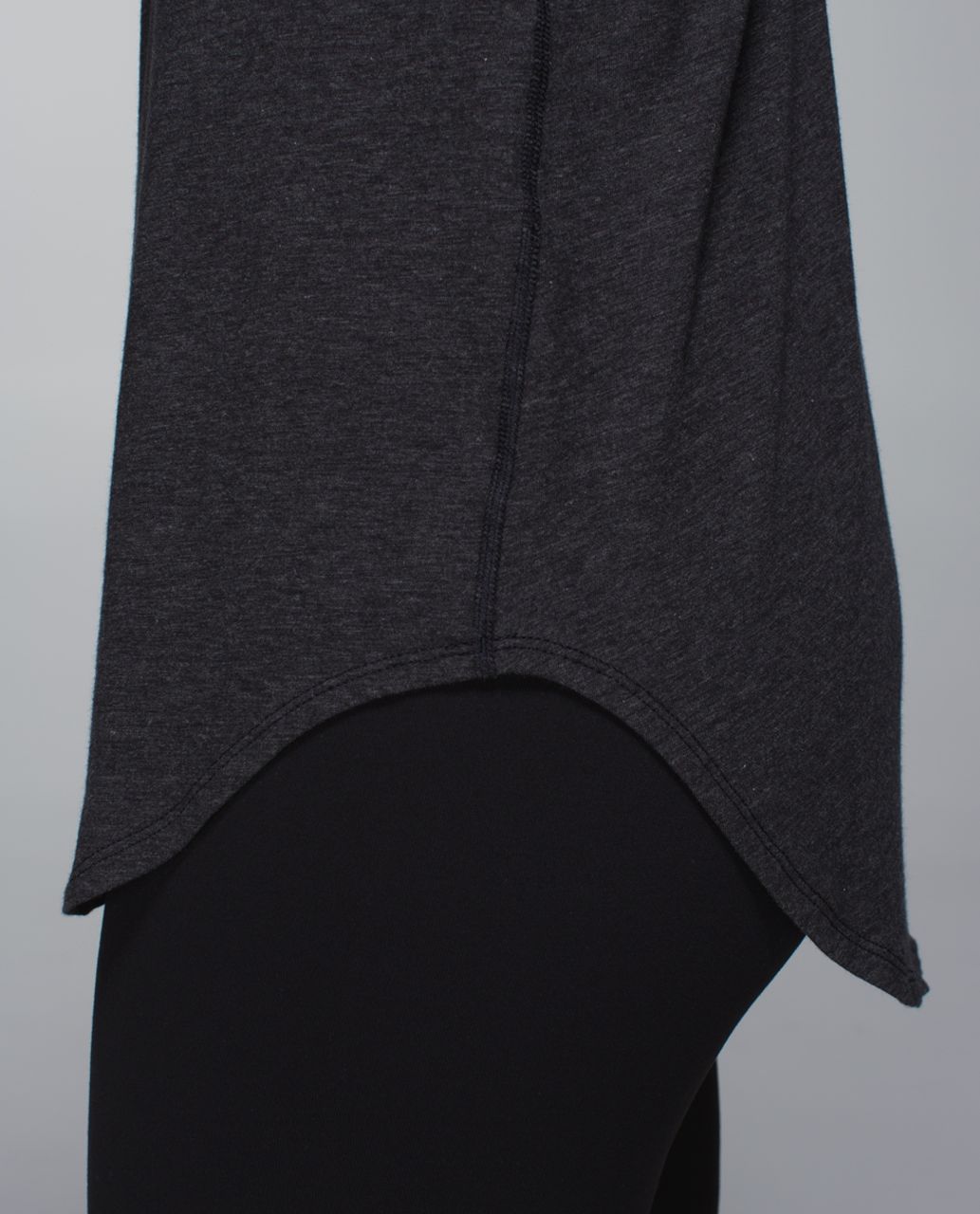 Lululemon Yogi Racer Tank - Heathered Black