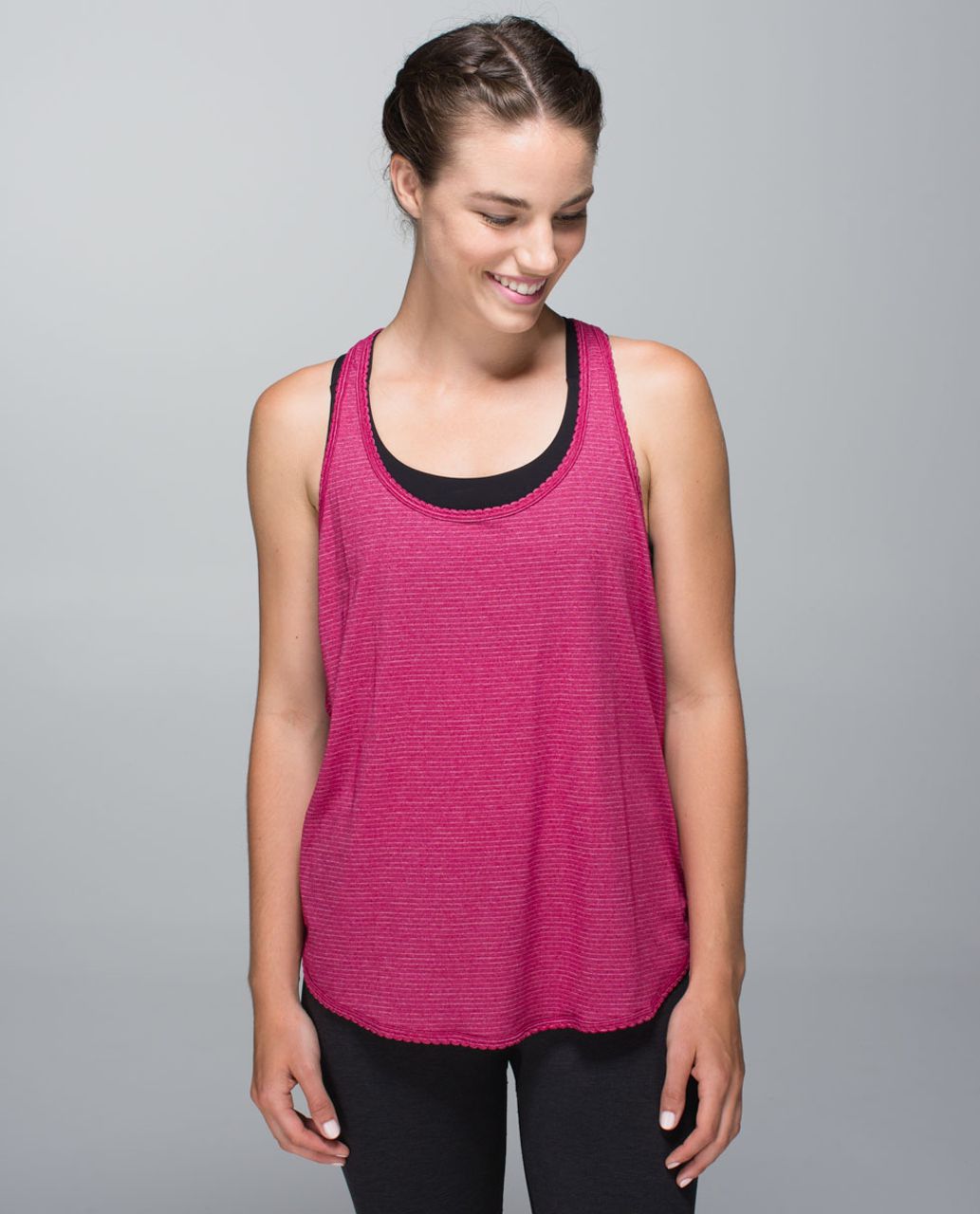 Lululemon 105 F Singlet - Heathered Bumble Berry - lulu fanatics