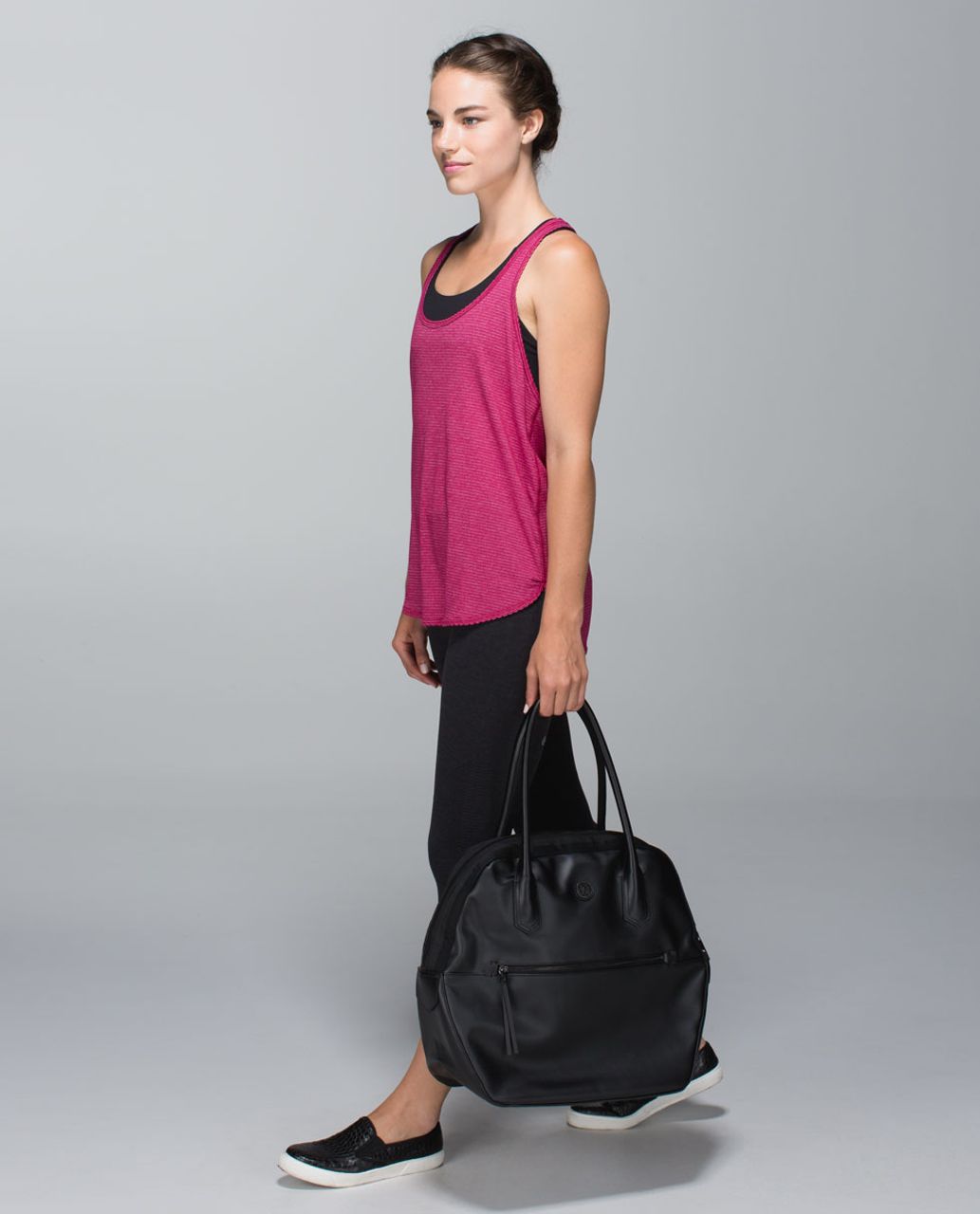 Lululemon 105 F Singlet - Heathered Bumble Berry