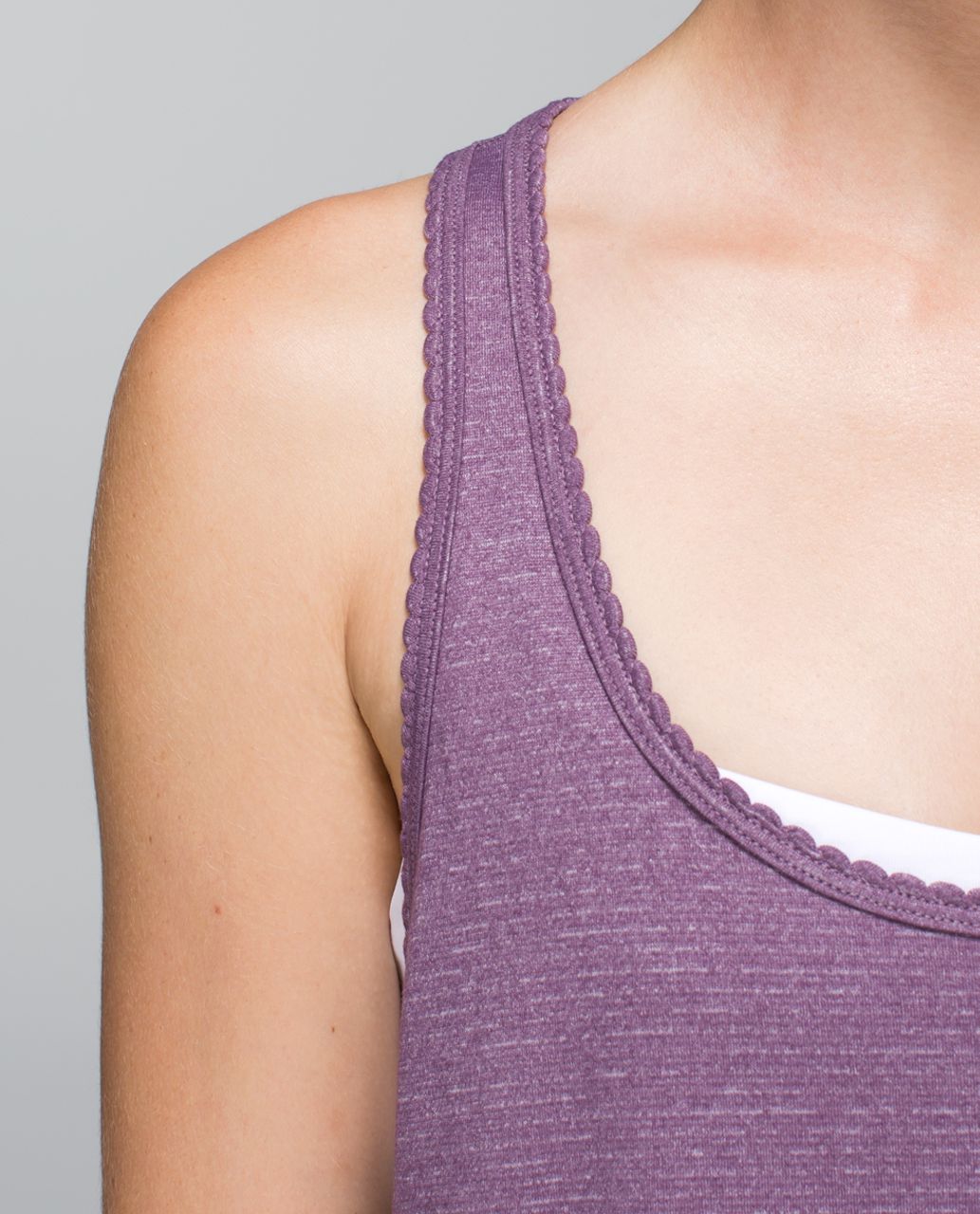 Lululemon 105 F Singlet - Heathered Purple Fog