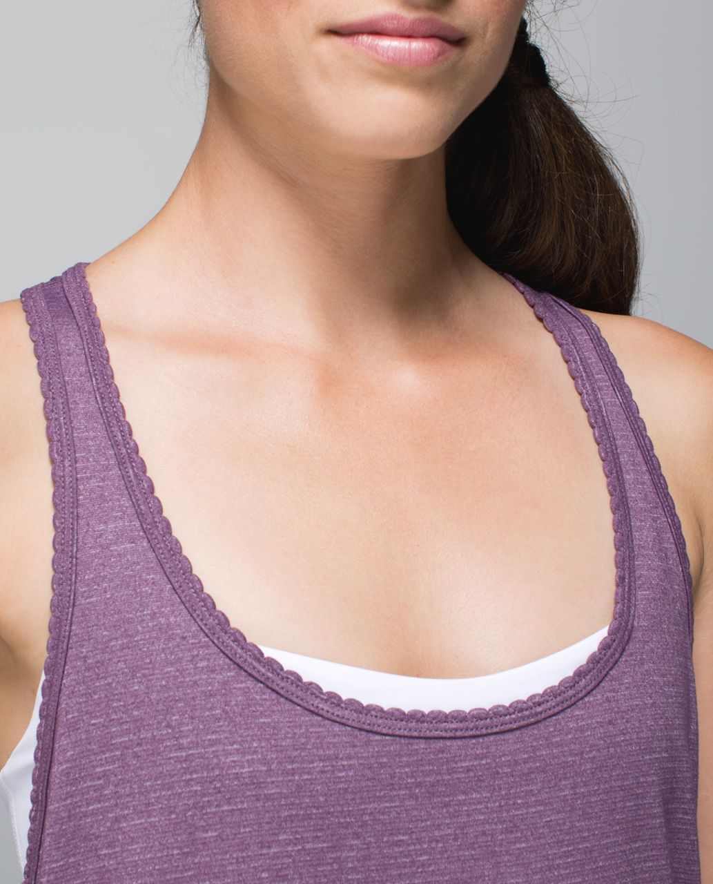 Lululemon 105 F Singlet - Heathered Purple Fog