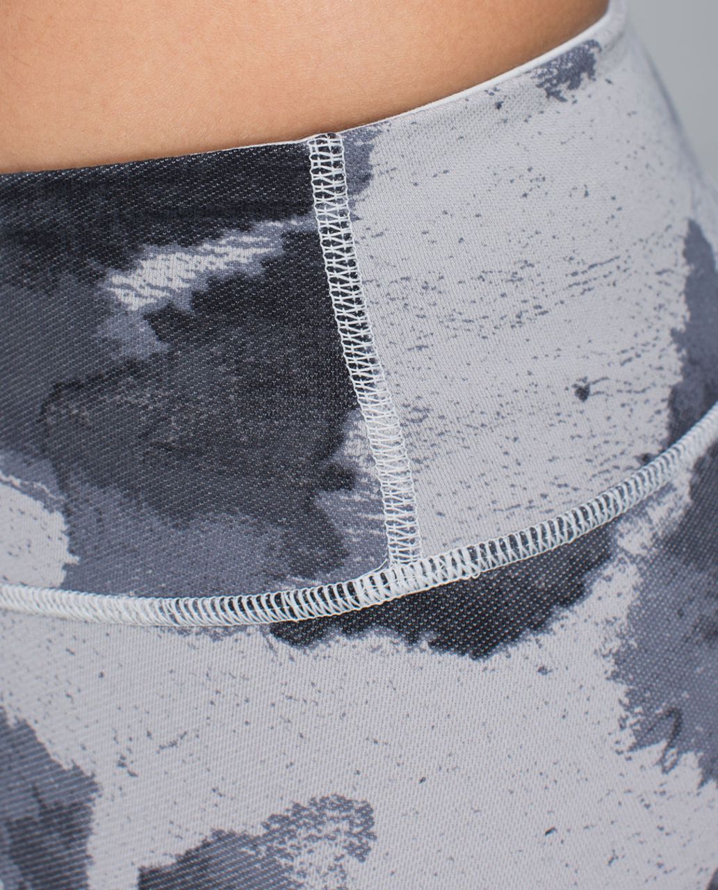 Lululemon Wunder Under Pant (Print) - Floral Platoon Silver Spoon / Ambient Grey / Silver Spoon