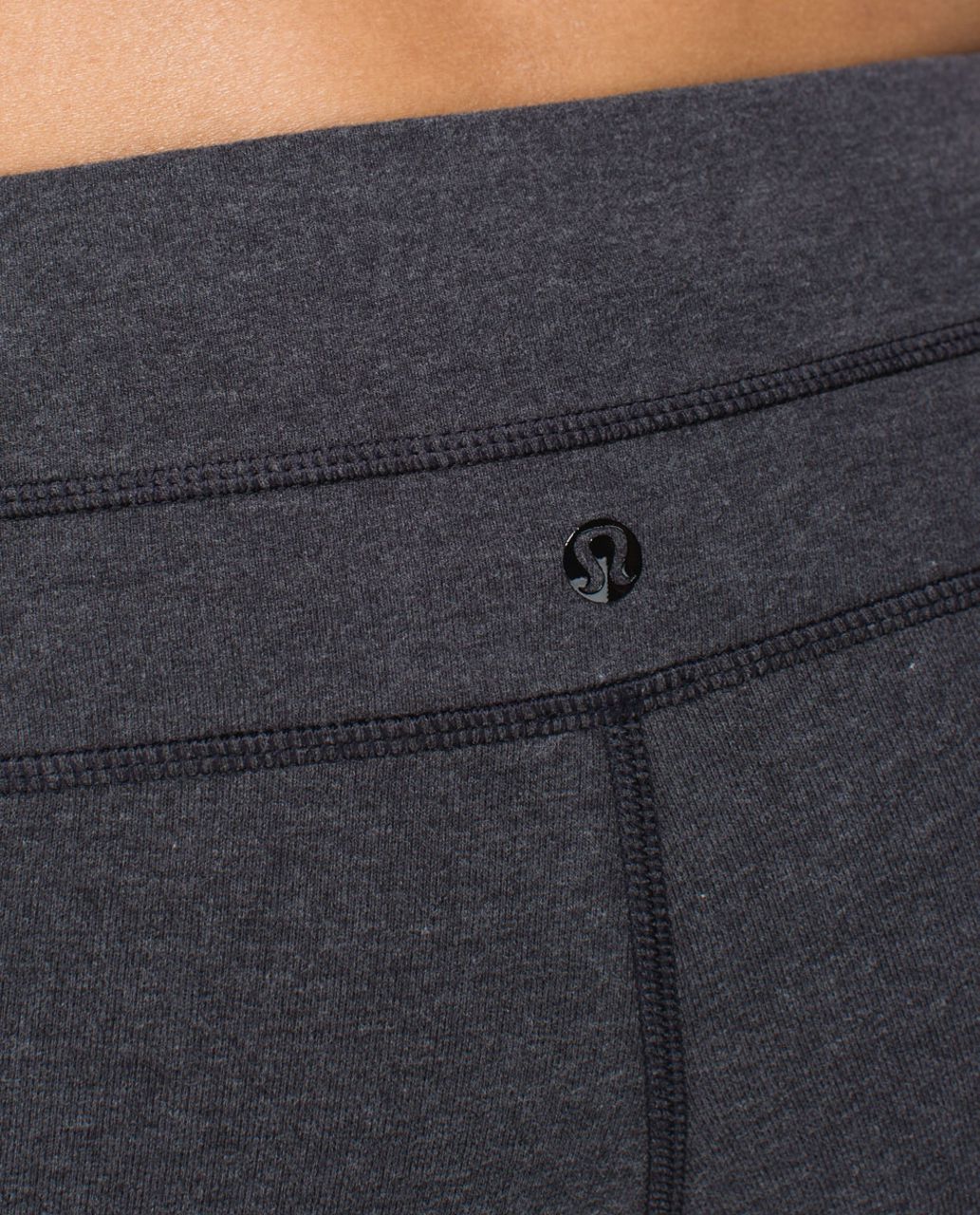 Lululemon Groove Short *Cotton - Heathered Black - lulu fanatics