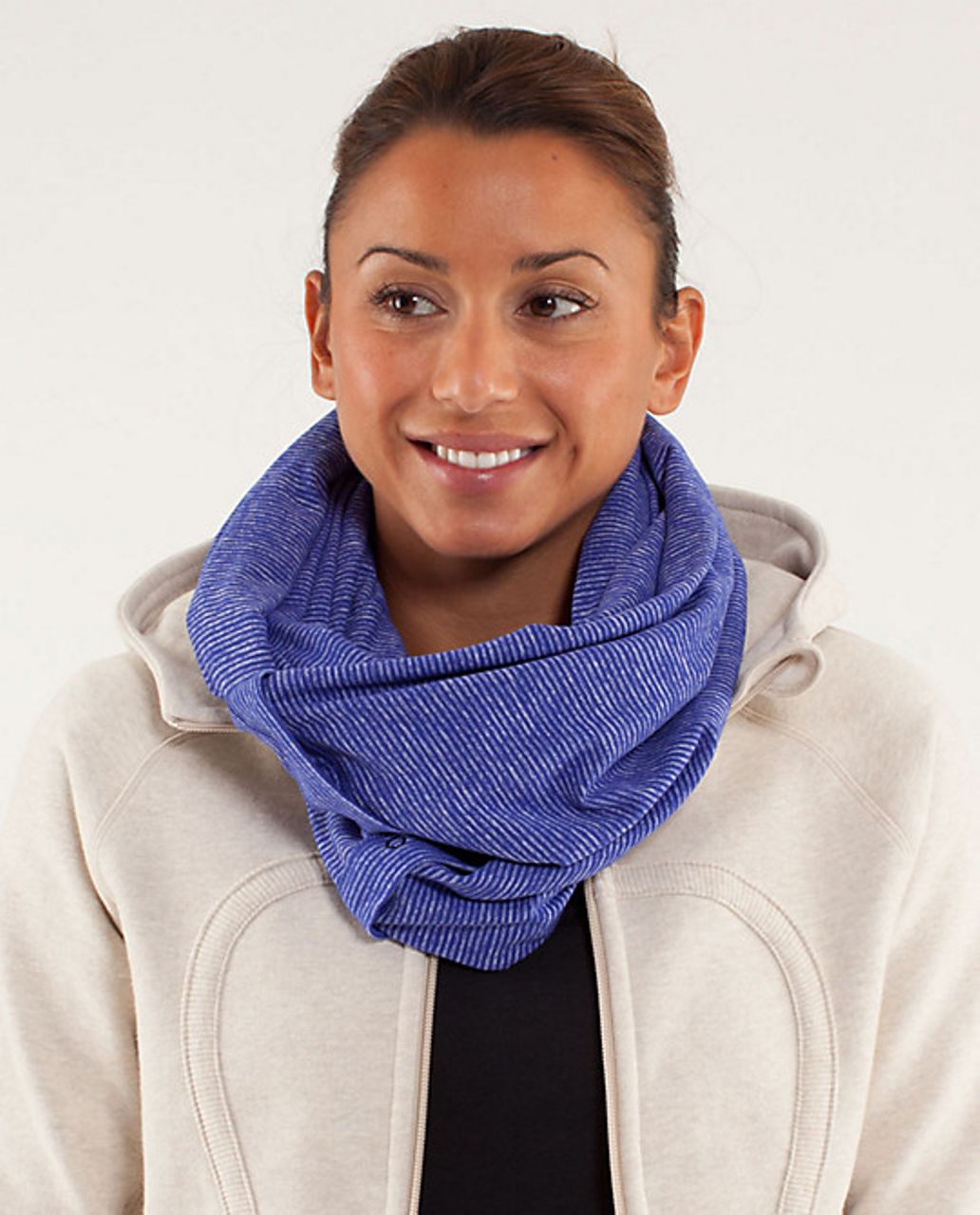 Lululemon Vinyasa Scarf *Rulu - Tonka Stripe Pigment Blue / Heathered Pigment Blue