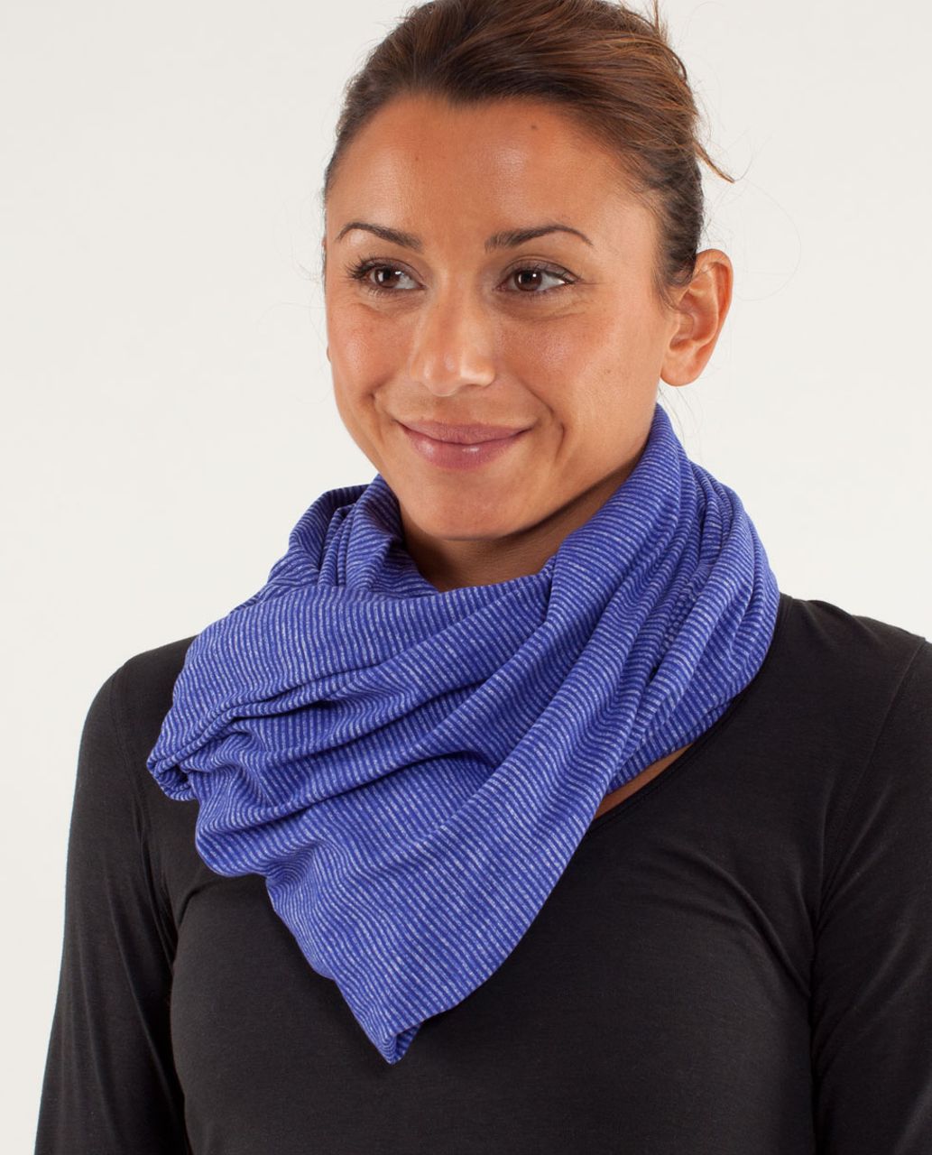 Lululemon Vinyasa Scarf *Rulu - Tonka Stripe Pigment Blue / Heathered Pigment Blue