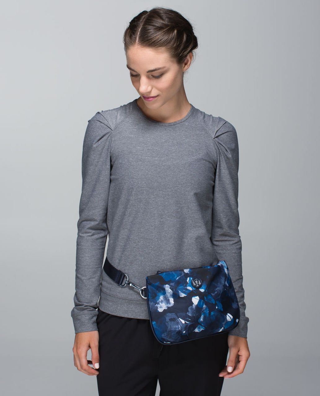 Lululemon Travelling Yogini Rucksack - Inky Floral Inkwell Blue Calm / Inkwell