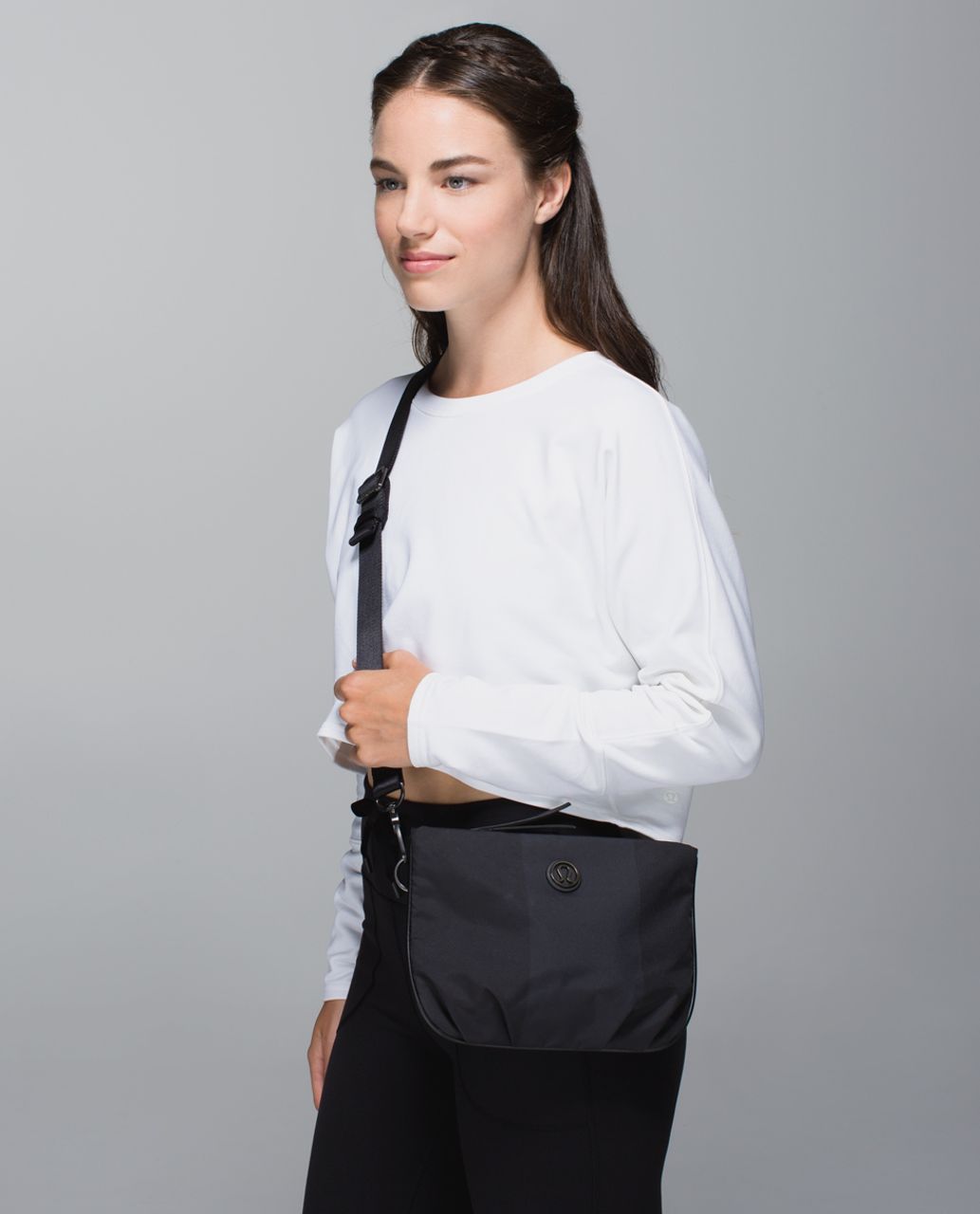 Lululemon Back to Class Backpack - Bold Stripe Vertical Deep Coal Black