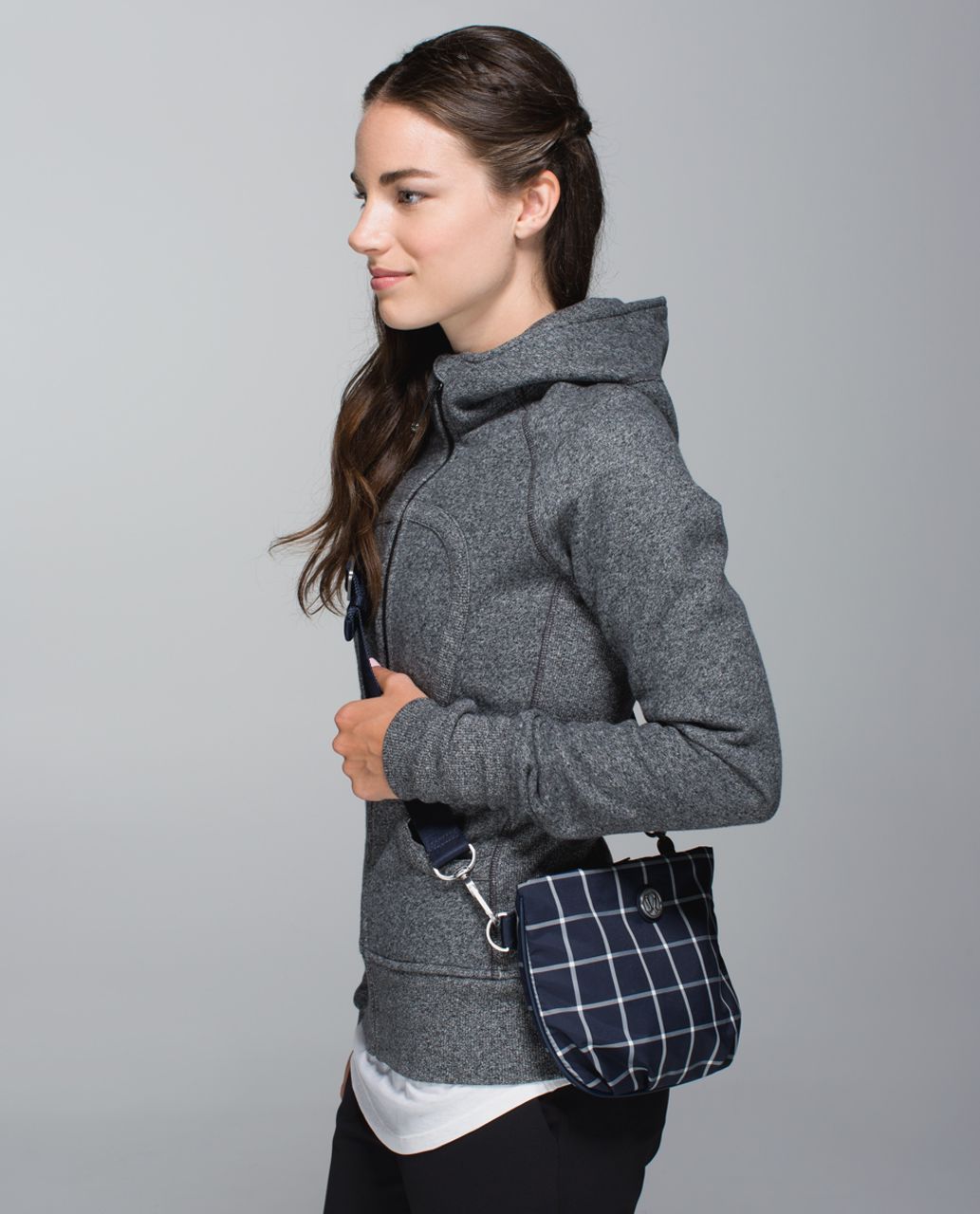 Lululemon Back to Class Backpack - Pacfic Check Inkwell Ghost